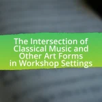 The Intersection of Classical Music and Other Art Forms in Workshop Settings