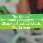 The Role of Community Engagement in Shaping Classical Music Workshops